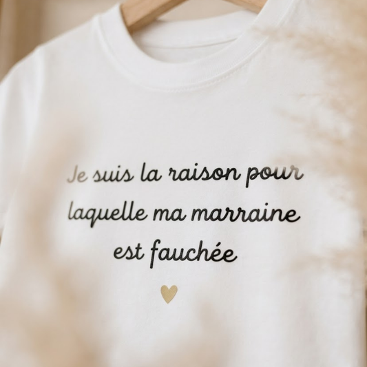 T-shirt "Je suis la raison pour laquelle ... est fauchée"