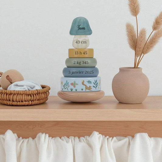 Tour à empiler - infos de naissance