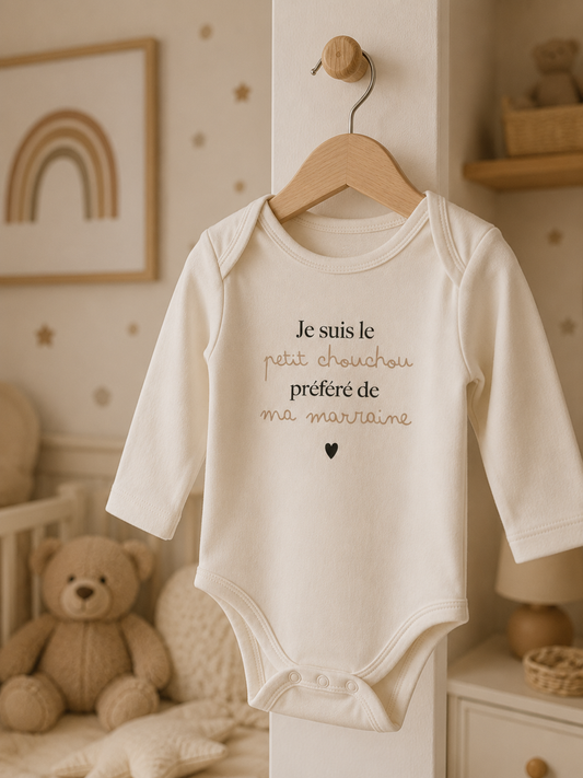 Body bébé "Je suis le petit chouchou ..."