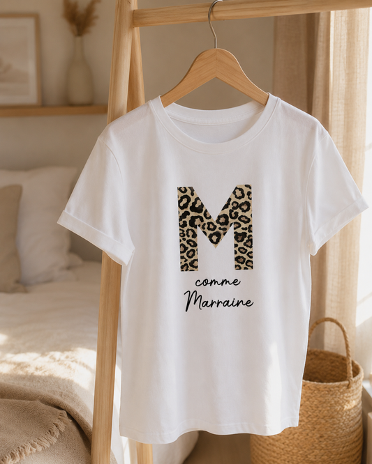 T-shirt adulte léopard