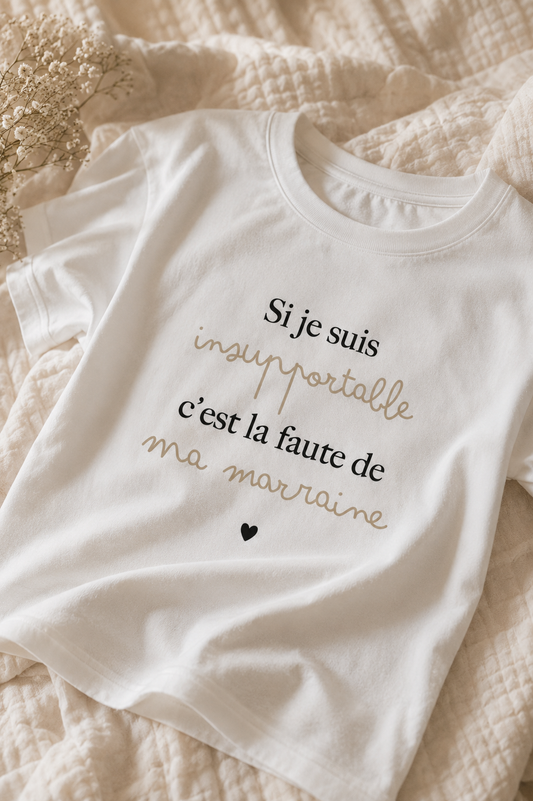 T-shirt "Si je suis insupportable ..."