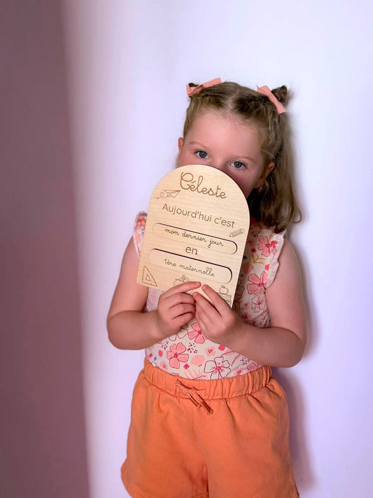 Pancarte rentrée scolaire