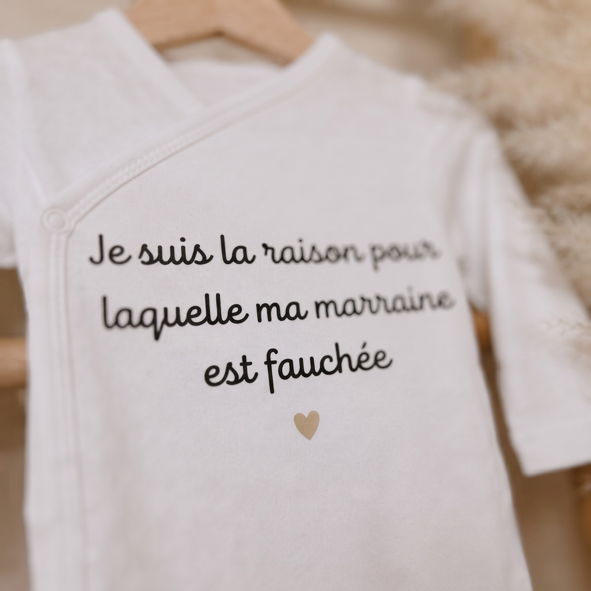 Body bébé "Je suis la raison pour laquelle ... est fauchée"