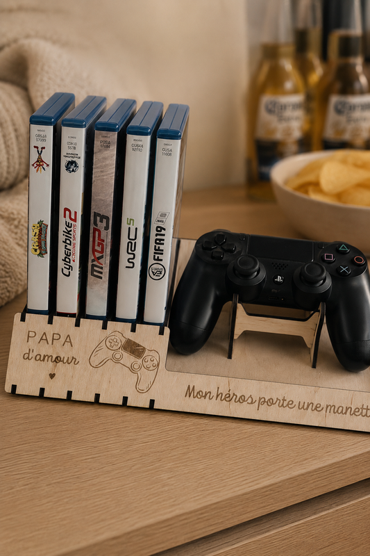 Porte-manette en bois