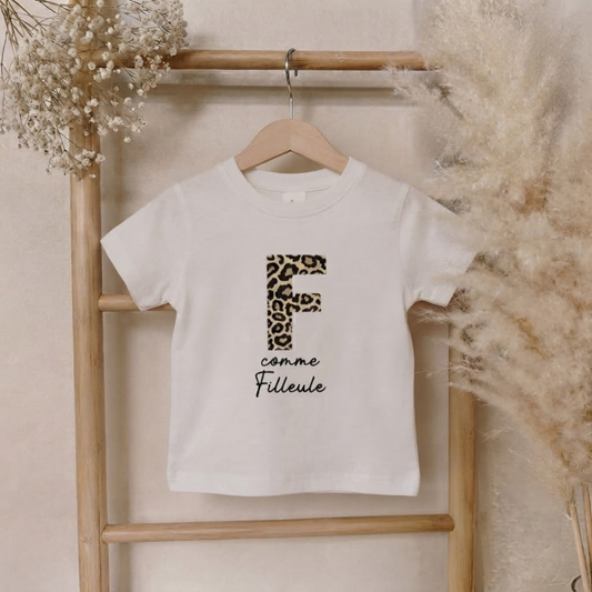 T-shirt enfant léopard