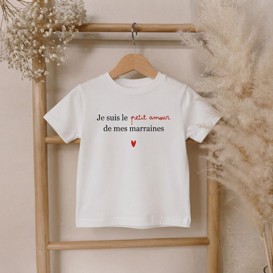 T-shirt "Je suis le petit amour de ..."