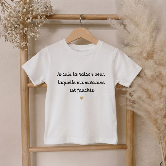 T-shirt "Je suis la raison pour laquelle ... est fauchée"