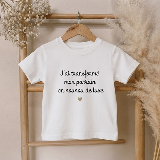 T-shirt "J'ai transformé ... en nounou de luxe"