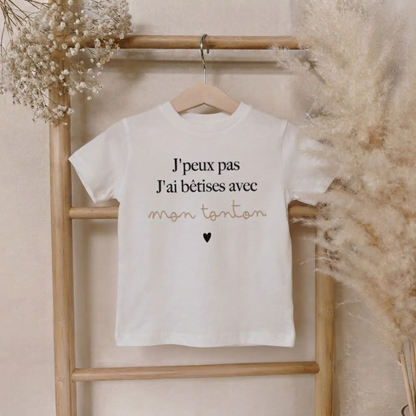 T-shirt "J'peux pas, j'ai bêtises..."