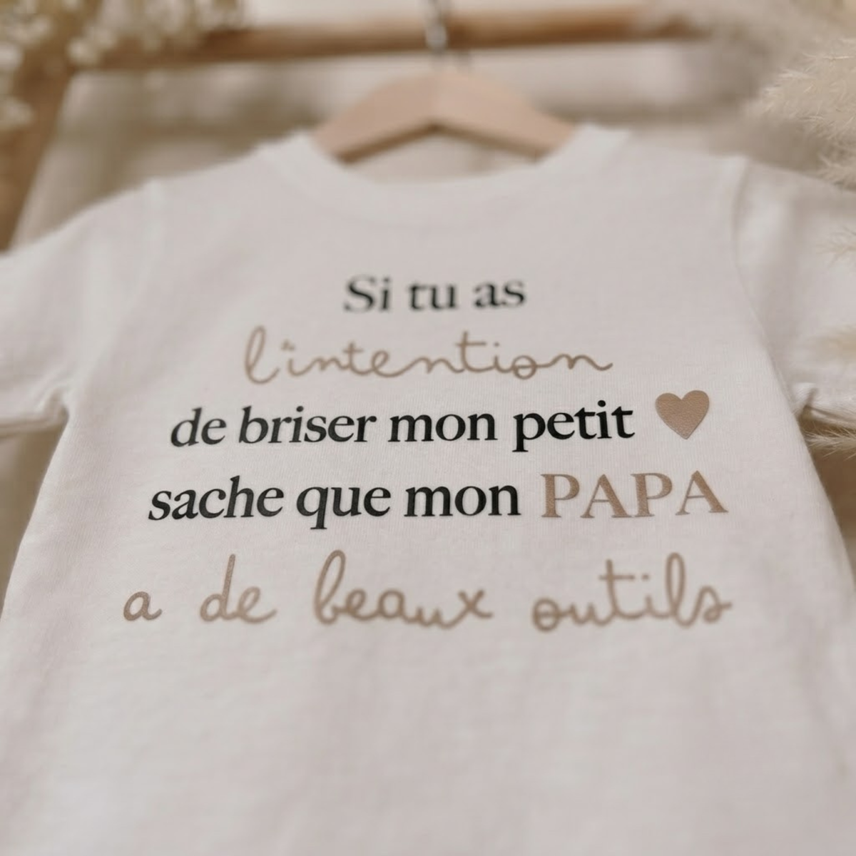 T-shirt "Si tu veux me briser mon petit coeur"