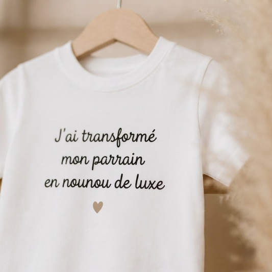 T-shirt "J'ai transformé ... en nounou de luxe"