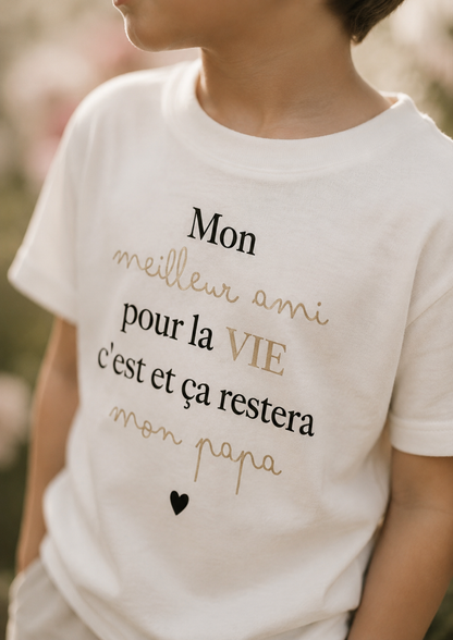 T-shirt garçon "Meilleur ami"