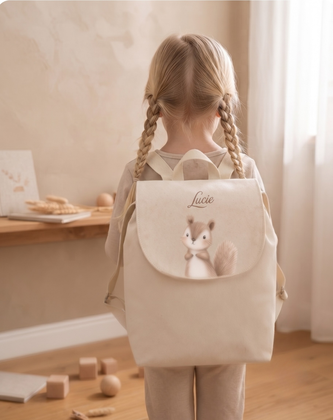 Sac à dos en coton personnalisé