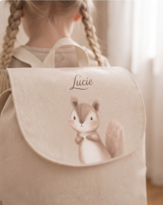 Sac à dos en coton personnalisé