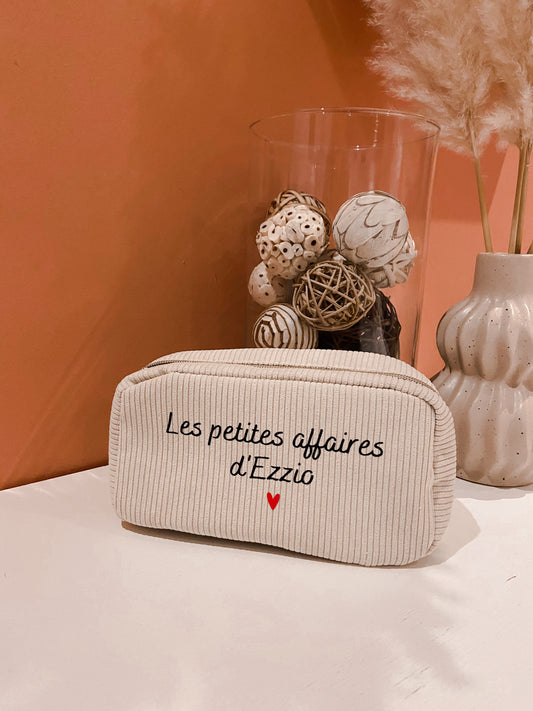 Trousse côtelée