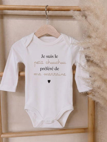 Body bébé "Je suis le petit chouchou ..."
