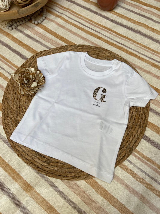 T-shirt Giulia léopard en petit