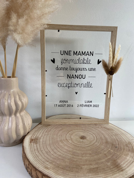 Cadre - citation de famille