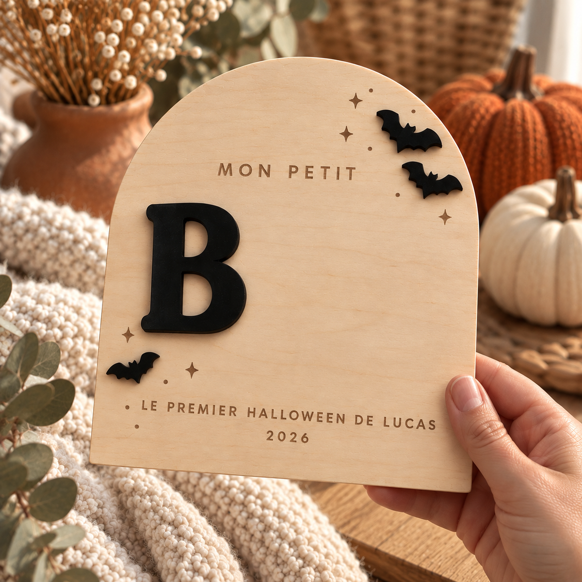 Décoration en bois - BOO