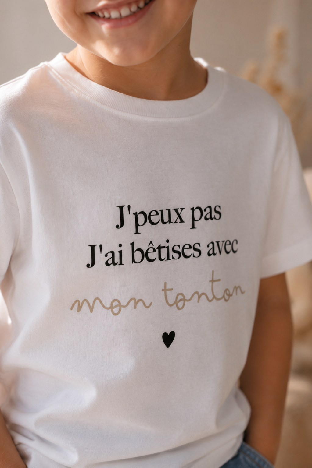 T-shirt "J'peux pas, j'ai bêtises..."