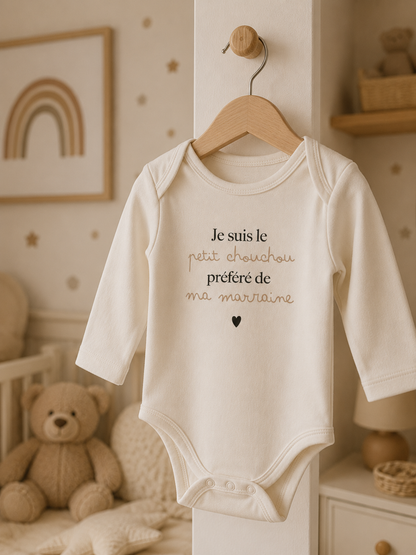 Body bébé "Je suis le petit chouchou ..."