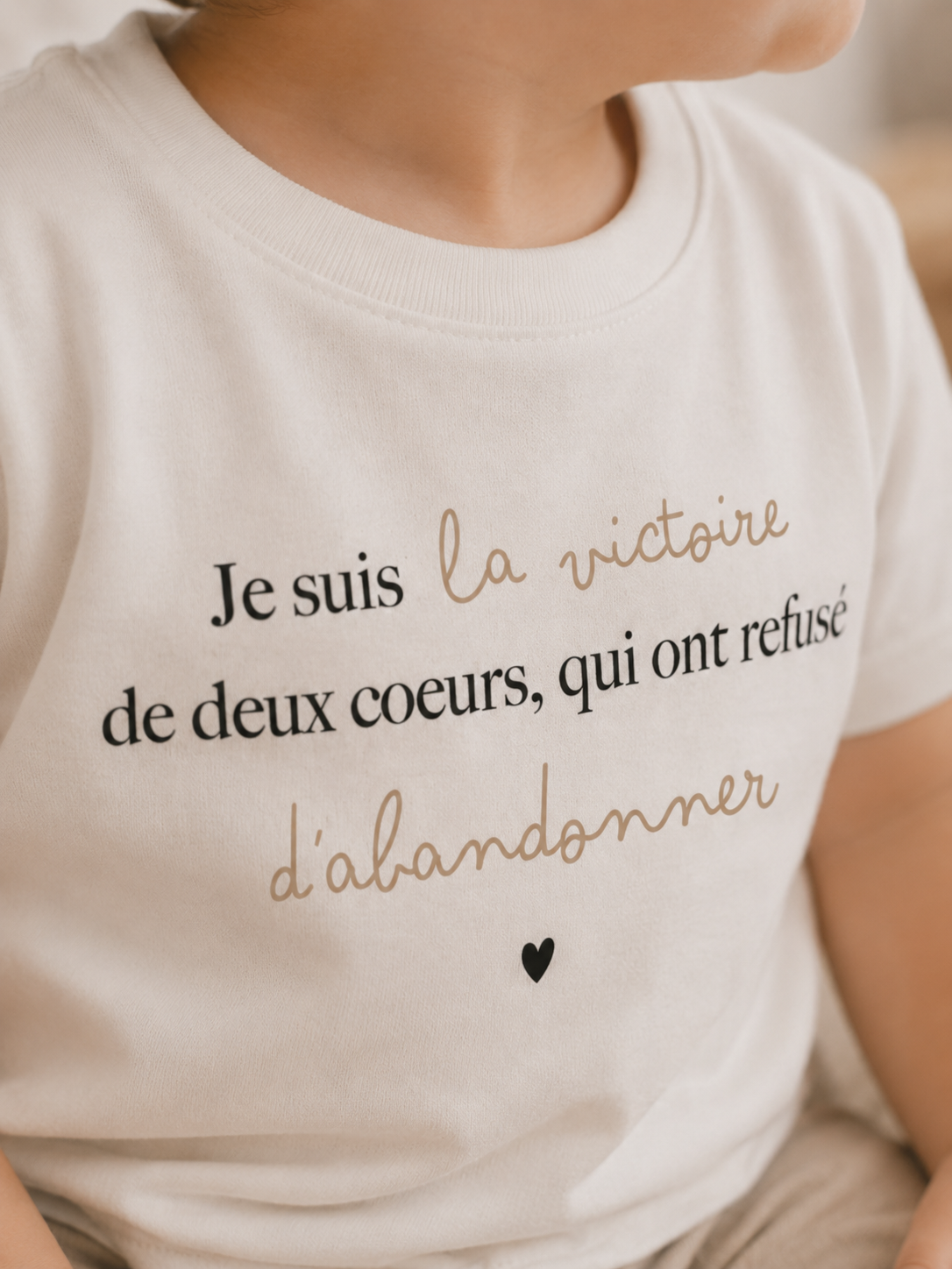T-shirt "Je suis la victoire ..."