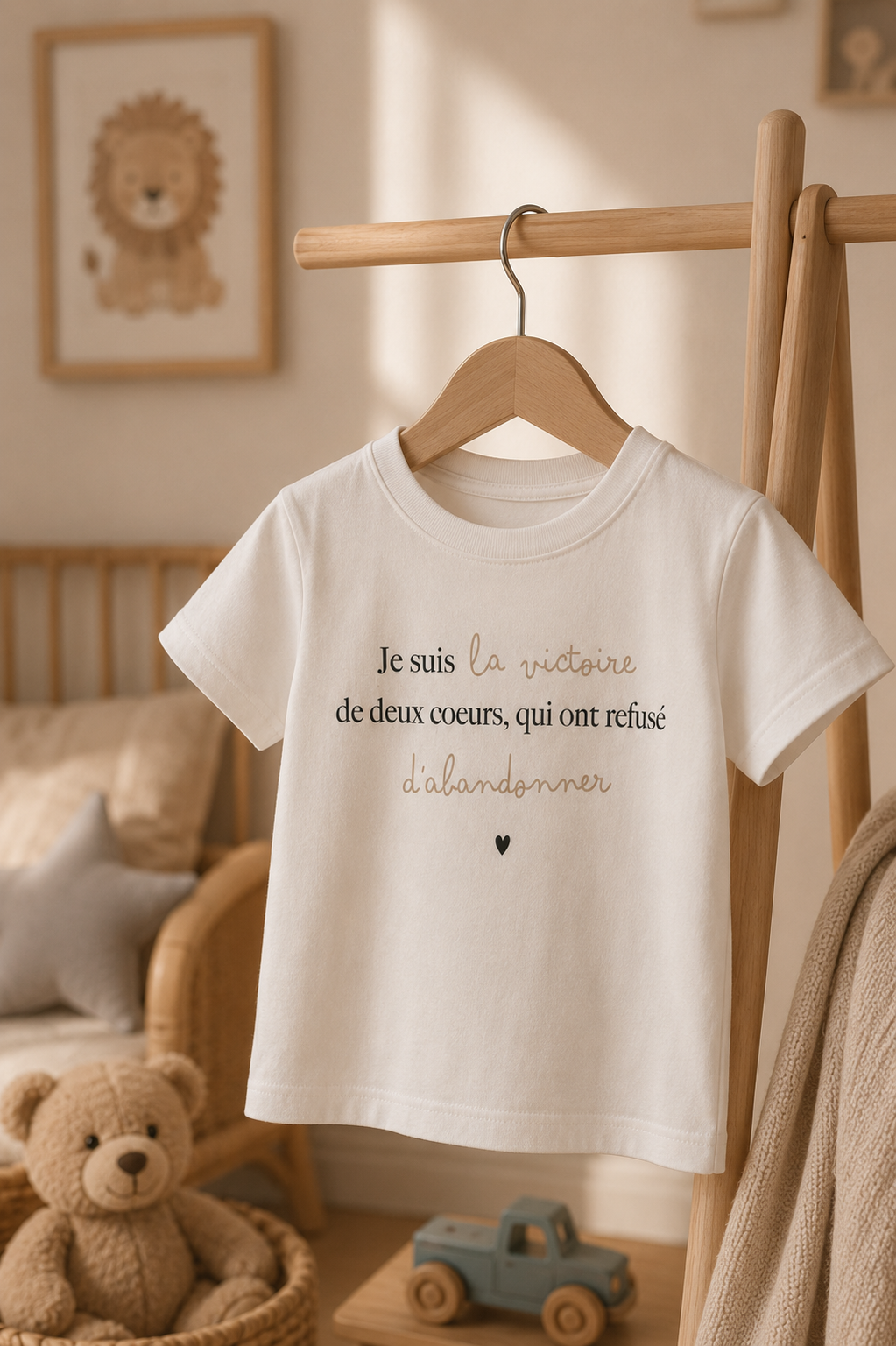 T-shirt "Je suis la victoire ..."