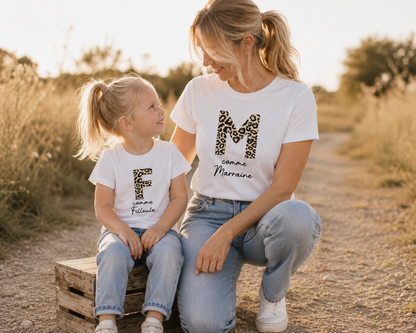 T-shirt adulte léopard