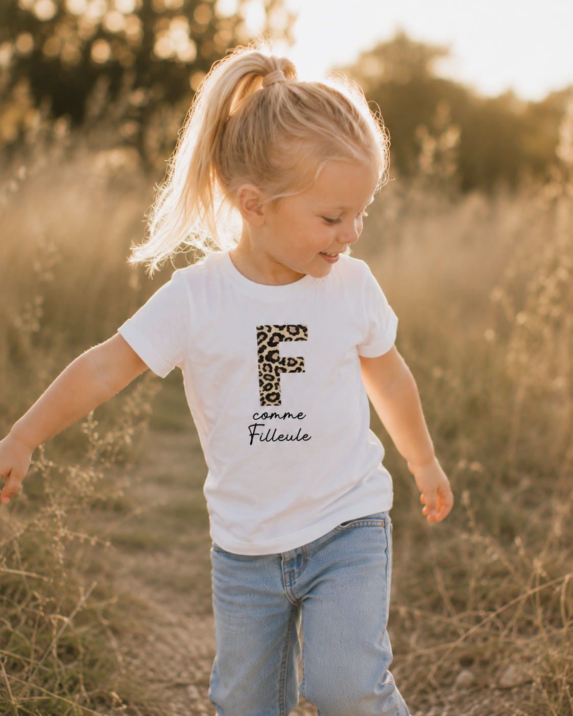 T-shirt enfant léopard