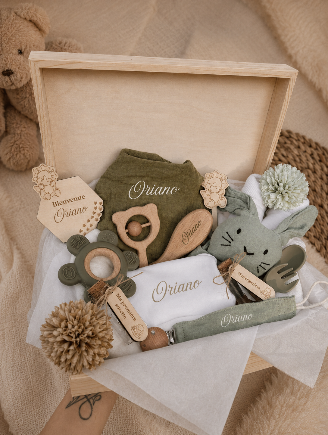 Coffret cadeau de naissance