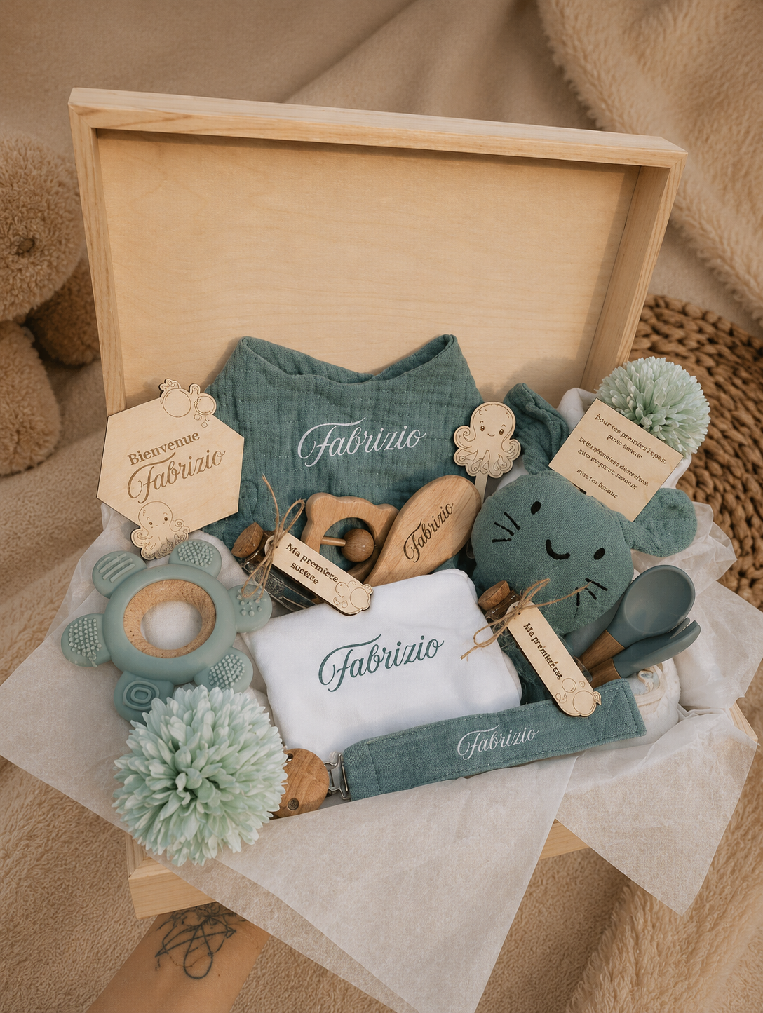 Coffret cadeau de naissance