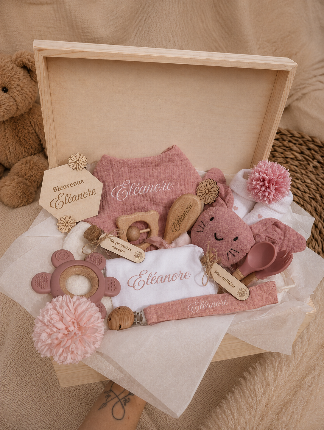 Coffret cadeau de naissance