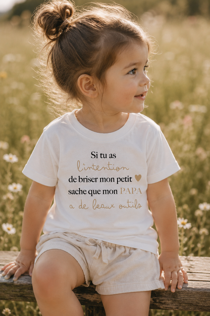 T-shirt "Si tu veux me briser mon petit coeur"