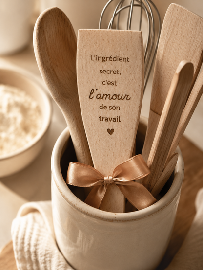Spatule gravée maîtresse