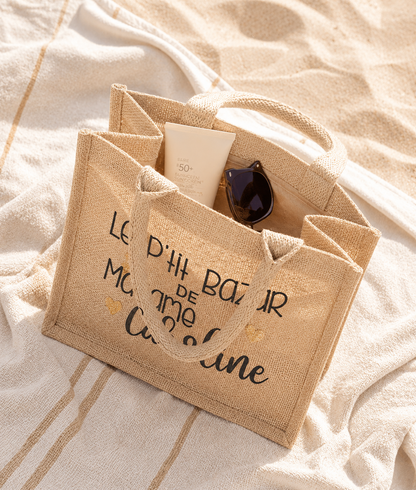 Sac de jute maîtresse - Le p'tit bazar de Madame