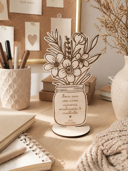 Bouquet en bois jar
