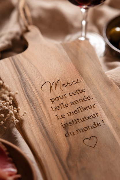 Planche apéro instituteur