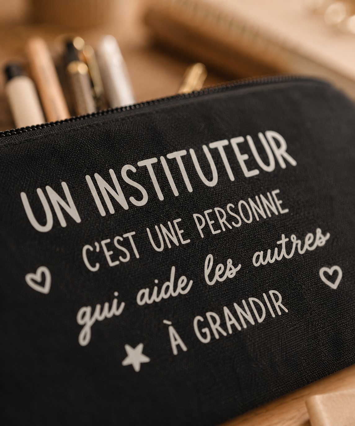 Pochette noire instuteur