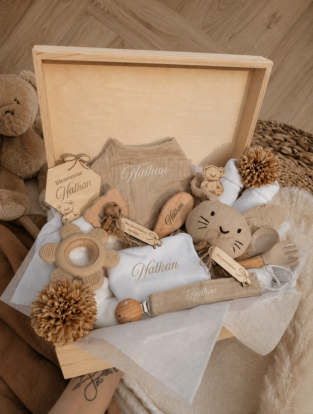Coffret cadeau de naissance