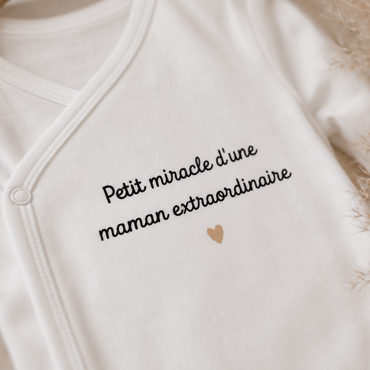 Body bébé "Un petit miracle d'un maman extraordinaire"