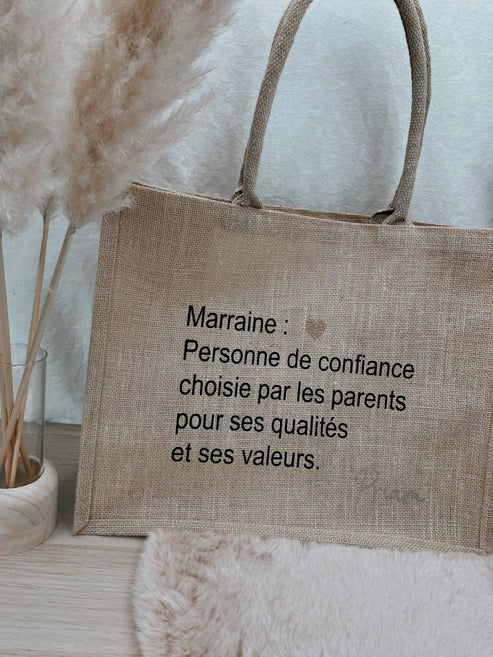 Sac en toile de jute