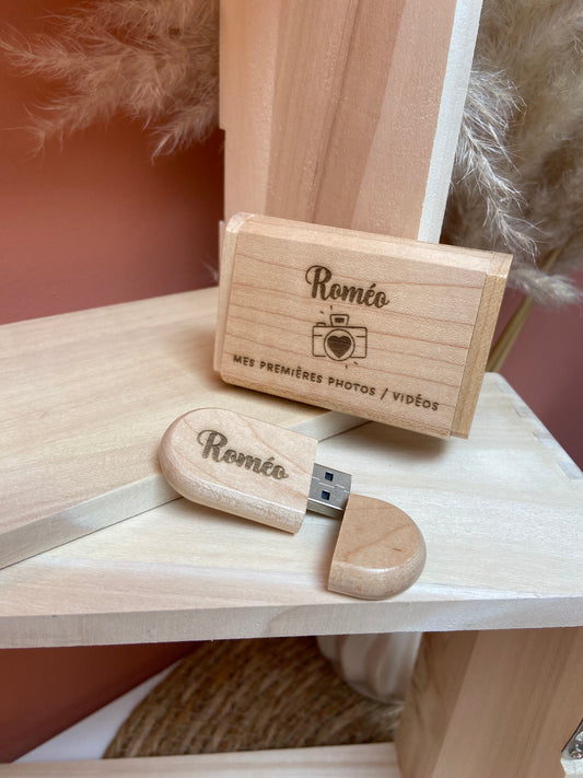 Clé usb en bois