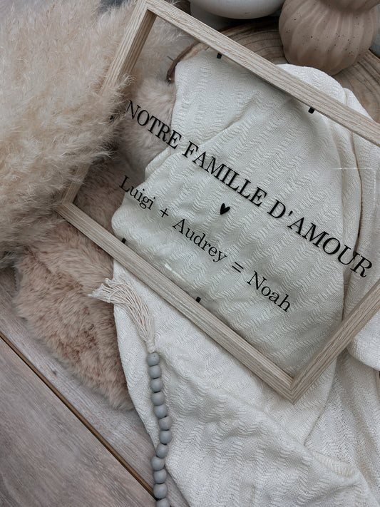 Cadre - Notre famille d'amour