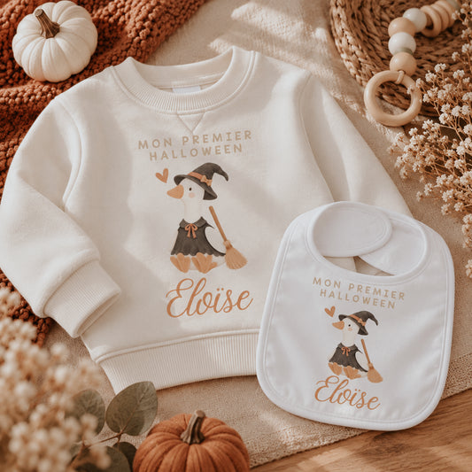 Ensemble Pull & Bavoir - Mon Premier Halloween