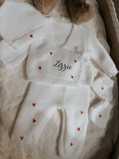 Ensemble 4pc en tricot - Full LOVE