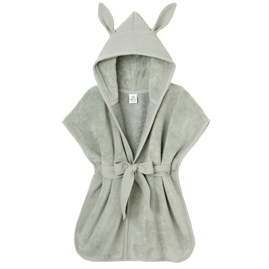 Peignoir vert gris