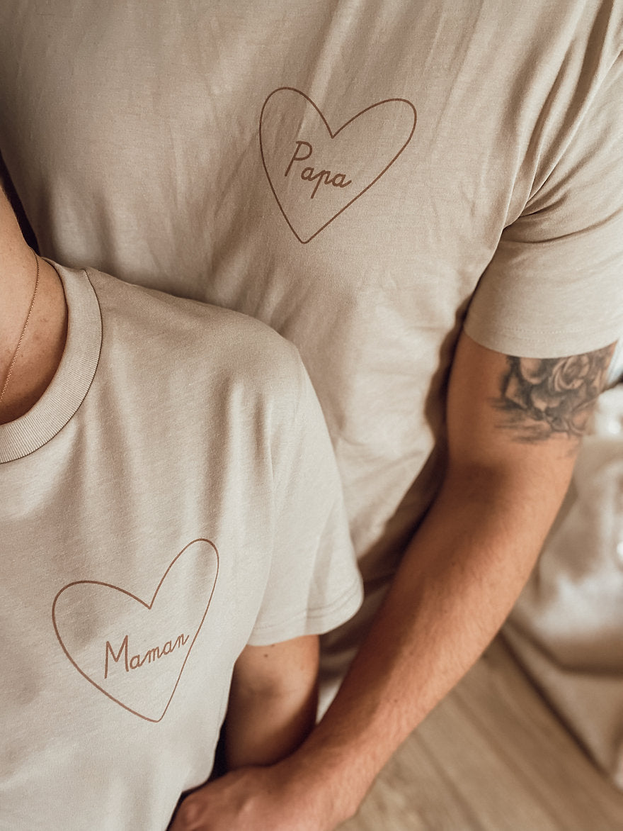 Tee-shirt Homme "Mon Coeur"