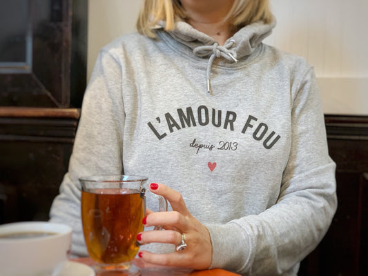 Sweat gris L'AMOUR FOU femme