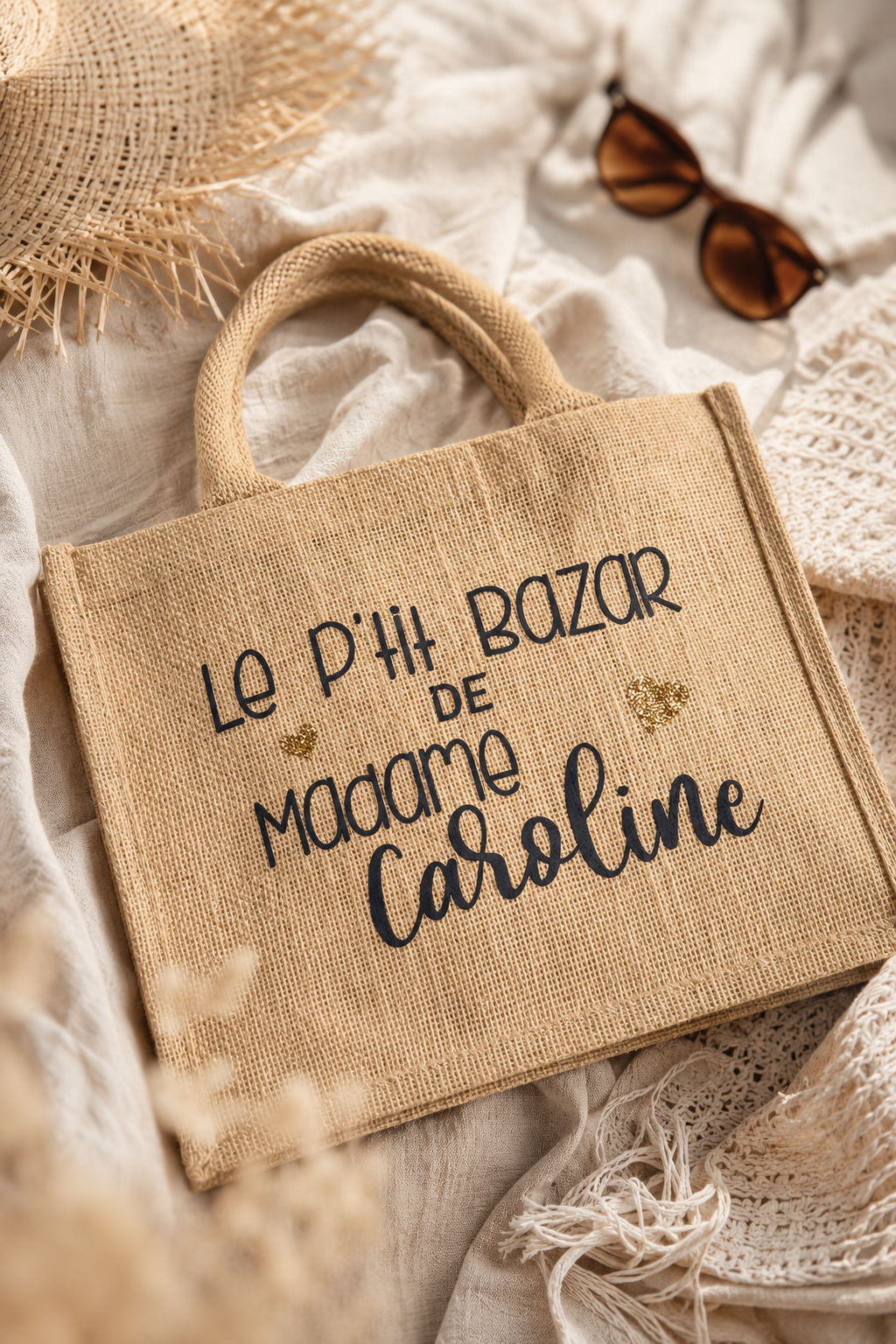 Sac de jute maîtresse - Le p'tit bazar de Madame